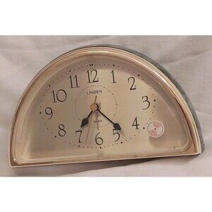 Vintage Linden Dome Quartz Desk top Alarm Clock